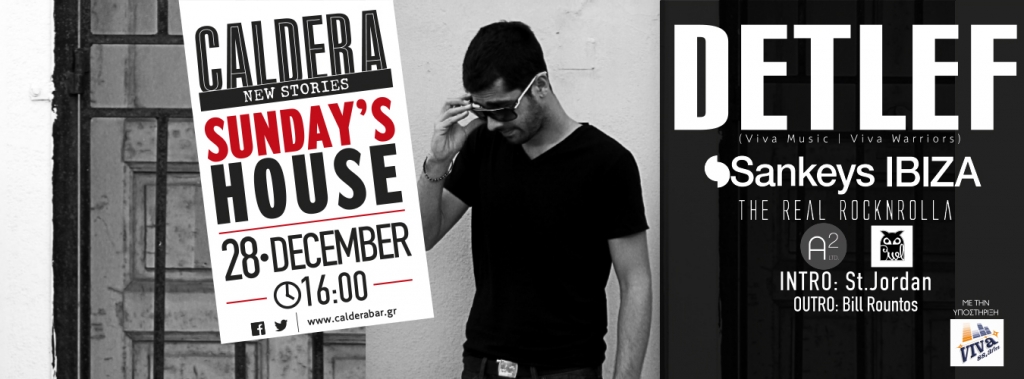 Guest: Detlef || Caldera Sunday's House || 28 December (16:00)